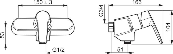 Immagine prodotto Oras Saga 3960, Lavabo, Ottone, Cromo