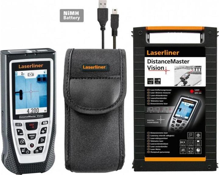 Produktbild Laserliner Laser-Entfernungsmesser DistanceMaster Vision (80m,Tilt,Cam) (80 m, 635 nm)