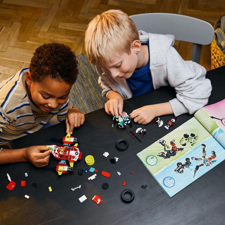 Image du produit LEGO Coopers Tiger-Mech und Zeros Hot Rod Auto (71497, LEGO Dreamzzz)