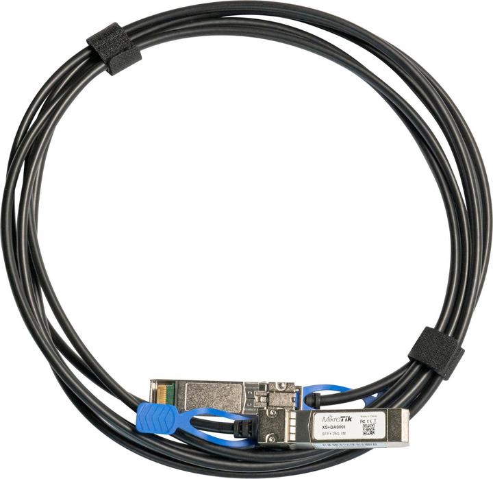 Actual product image MikroTik Direct Attach Cable XS+DA0001 SFP+ SFP28/SFP+ SFP28 1 m (1 m)