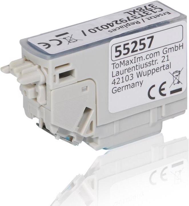 Produktbild Inkadoo Druckerpatronen kompatibel zu Epson C13T37924010 / 378XL Tintenpatrone, cyan Cyan (C)
