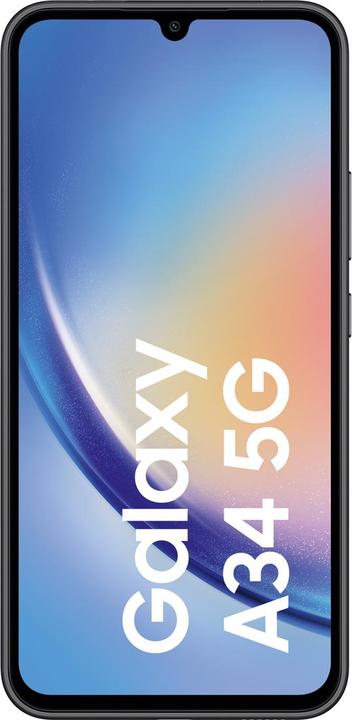 Produktbild Samsung Galaxy A34 5G (128 GB, Awesome Graphite, 6.60", Dual SIM, 48 Mpx, 5G)