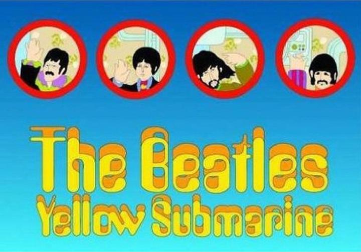 Image du produit The Beatles Carte postale du hublot du sous-marin jaune