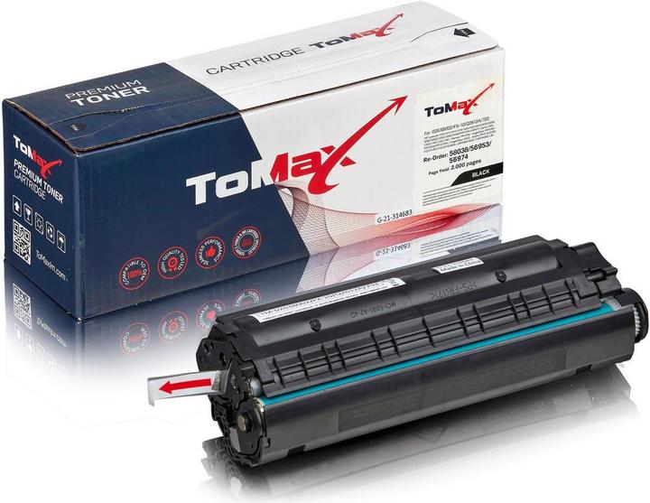 Image du produit Inkadoo Toner toMax Premium remplace Canon 0263B002 / FX-10 toner, noir noir (CF)