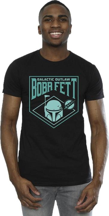 Immagine prodotto Star Wars The Book Of Boba Fett Galactic Helm Chest Maglietta Uomo (XL)
