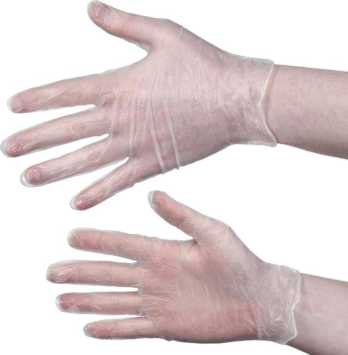 Actual product image Vinyl gloves 100 pack (L)