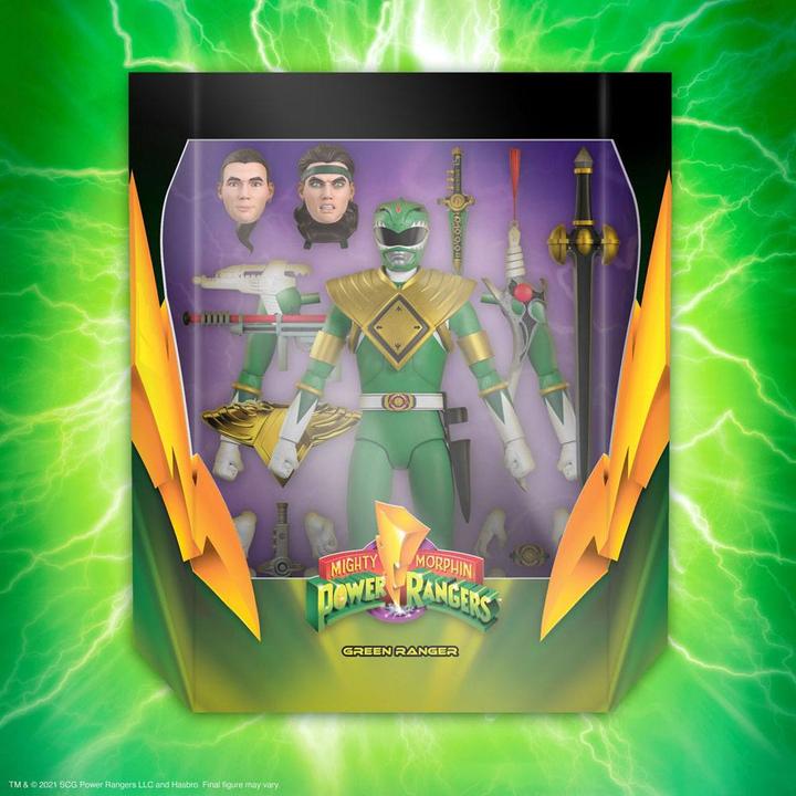 Produktbild Super7 Mighty Morphin Power Rangers figurine Ultimates Green Ranger 18 cm
