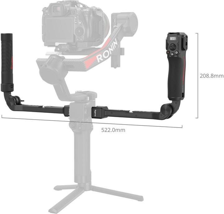 Actual product image SmallRig 4327 Focus Control Dual Grip for DJI RS Series (Gimbal handle)