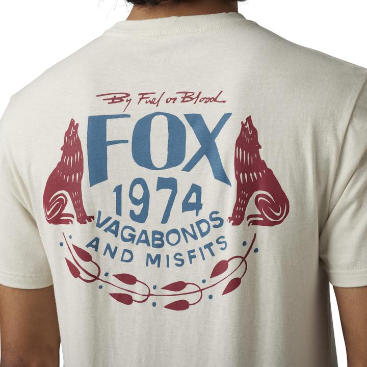 Produktbild Fox Tee 23 Predominant Ss Prem Vin Wht M (M)