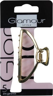 Immagine prodotto Glamour Fibbia per capelli con centro incavato, piccola, in oro (1 pz.)
