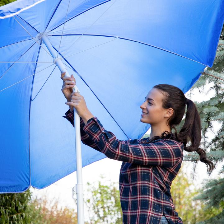 Actual product image Relaxdays 180 cm Garden Parasol (1.80 m)