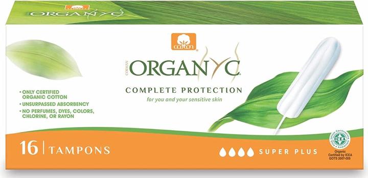 Produktbild Organyc Tampons Super Plus ohne Applikator - 100% biologische Baumwolle (16 x, Large plus)