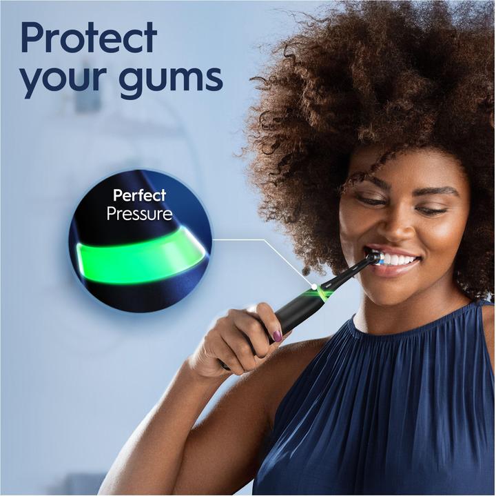 Produktbild Oral-B iO 4S Erwachsener Vibrierende Zahnbürste Schwarz (Oszillierende Zahnbürste)