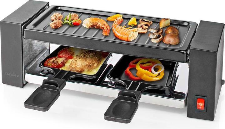 Image du produit Nedis Gourmet/Raclette Grill 2 Persons Spatula Non stick coating Rectangle