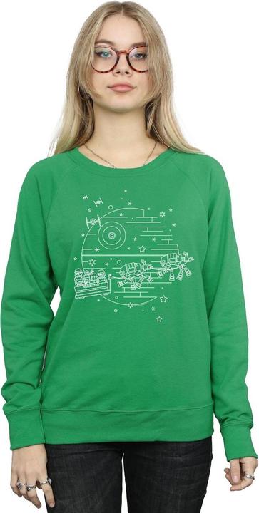 Immagine prodotto Star Wars Death Star Sleigh Felpa Donna (XL)