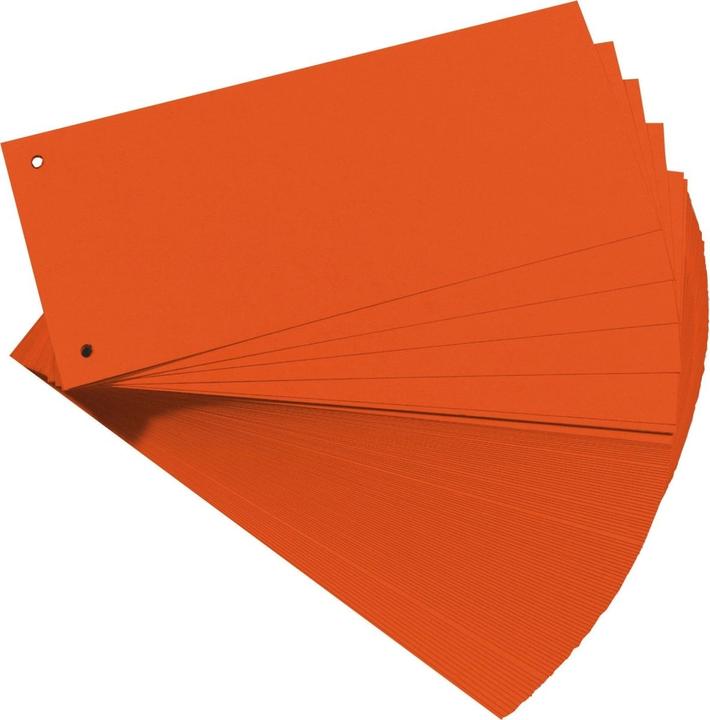 Herlitz Divisori 10,5 x 24 cm, 100 pezzi - arancione