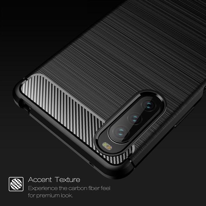 Immagine prodotto MU Style Serie Softcase in fibra di carbonio TPU (Sony Xperia 10 III)