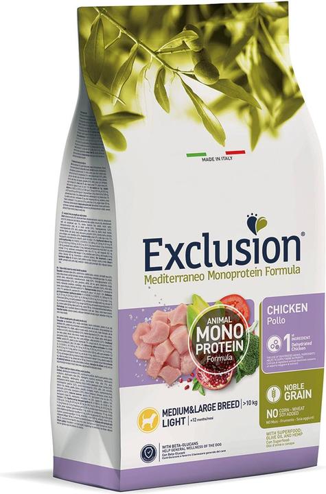 Exclusion Light Adult Medium & Large Chicken (Adult, 1 Stk., 12000 g)