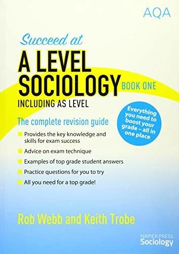 Image du produit Napier Press Succeed at A Level Sociology Book One Including AS Level (Anglais, 2016)