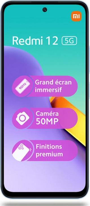 Produktbild Xiaomi Redmi 12 5G (128 GB, Sky Blue, 6.79", Hybrid Dual SIM, 50 Mpx, 5G)