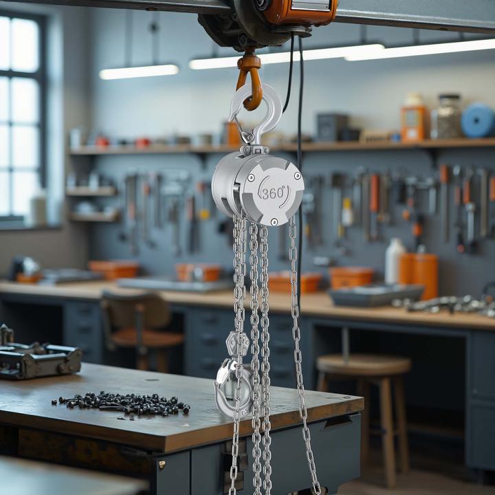 Produktbild Wiltec Kettenzug bis 250kg Handkettenzug 3m Hubhöhe Tragmittel Hebezeug Hebelzug