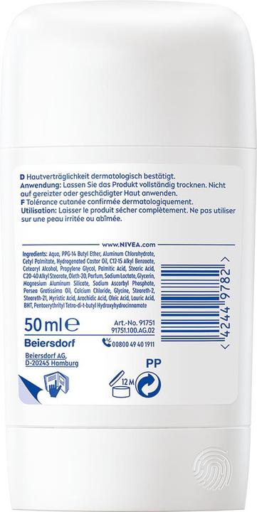 Actual product image NIVEA Derma Dry Control Stick (Stick, 50 ml)