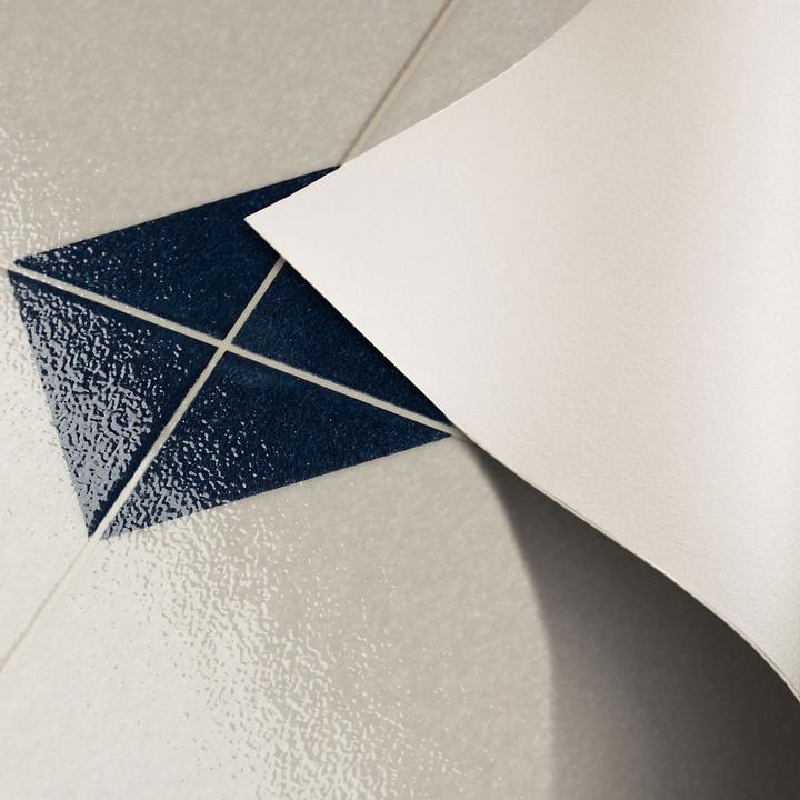 Actual product image Certeo PVC flooring Retrotex Avondale 172l | Polyvinyl chloride | WxL 100 x 500 cm | White |