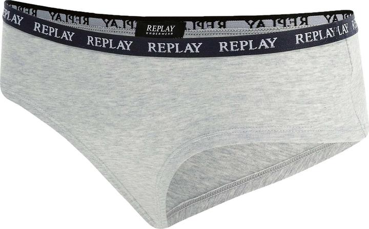 Produktbild Replay Unterhose Damen-Slip mit Logo-Bund 2er Pack (S, 2er Pack)