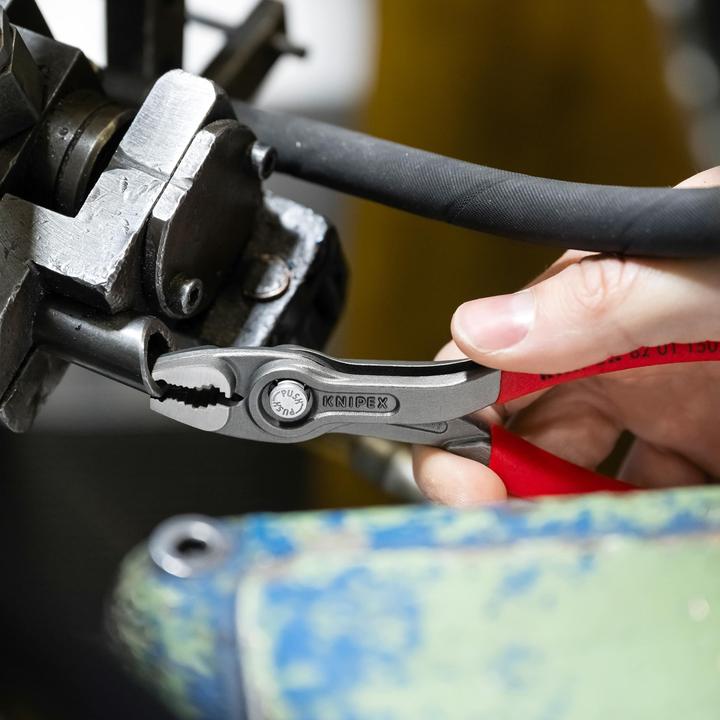 Actual product image Knipex TwinGrip front gripper 82 01 150 (red, length 150mm) (154 mm)