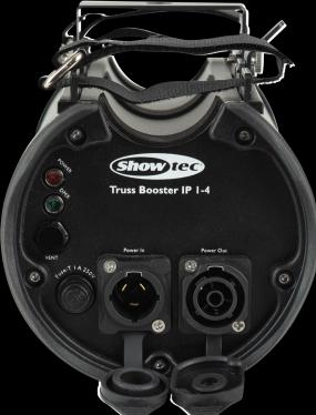 Actual product image Showtec Truss booster IP 1-4 3 pin