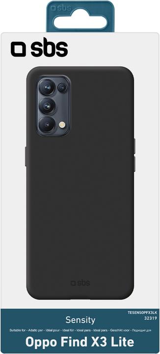 Immagine prodotto SBS Sensity Cover Oppo Find X3 Lite, nero (Oppo Find X3 Lite)