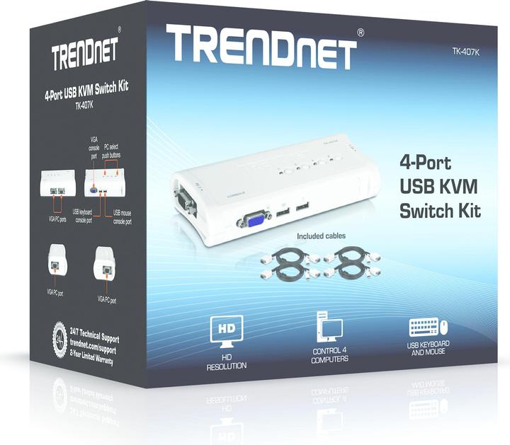 Actual product image Trendnet TK-407K