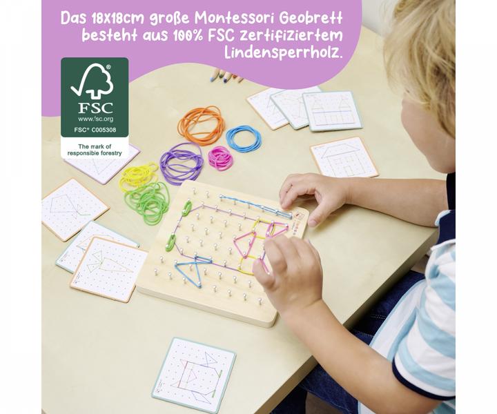 Produktbild Eichhorn EH Montessori Geometrie Brett (Deutsch)