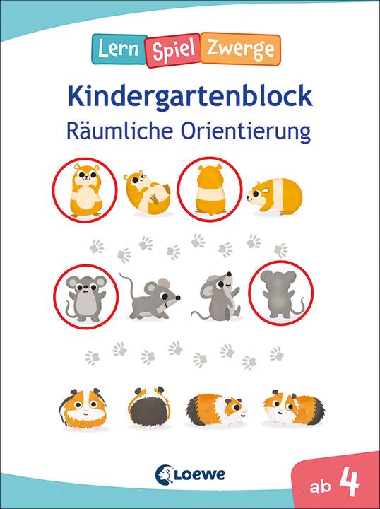 Produktbild Die neuen LernSpielZwerge - Räumliche Orientierung (Deutsch, Loewe Lernen und Rätseln, Carmen Eisendle, 2022)
