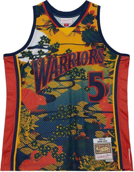 Mitchell & Ness Swingman Mesh Jersey Golden State Warriors ASIAN Davis - S (S)