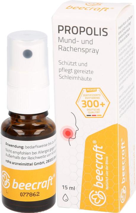 Produktbild Sanhelios beecraft Propolis Mund- und Rachenspray, 15 ml Lösung (15 ml)