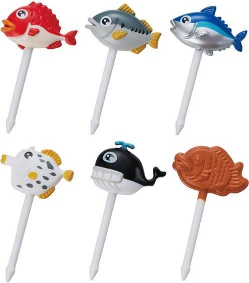 Produktbild Torune Bento Picks "Fische" 6er Pack