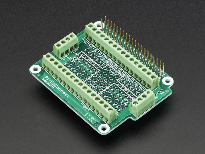 Image du produit Adafruit Pi-EzConnect Terminal Block Breakout HAT (HAS)