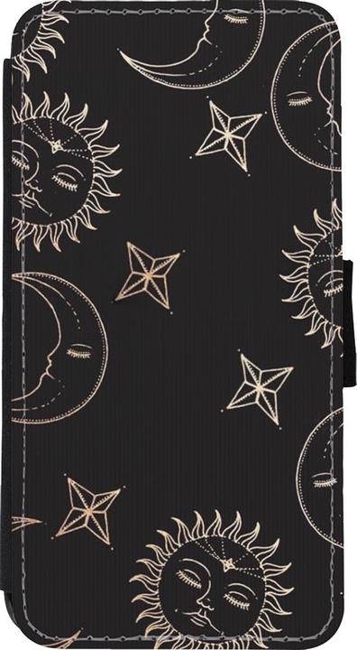 Actual product image PhoneLook Cover Wallet black Suns and Moons (Apple iPhone XS Max)