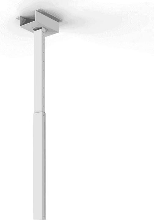 Produktbild HI-ND Ceiling Mount and telescope pipe 40-60cm, Ceiling Plate, White, Metal, 70 kg, Ceiling, 190.5 c