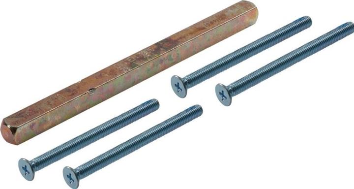 Ogro Befestigungsset Stift 114- 8x8 mm + Schr. M5 x 65 64 - 72 mm M5 x 65 Vierkant 8 mm
