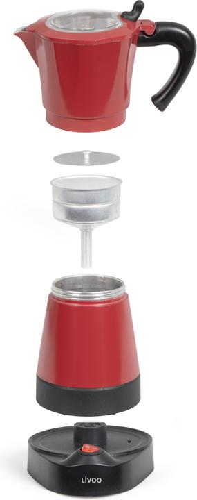 Image du produit Livoo Cafetière italienne électrique (6 T.)