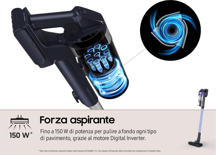 Produktbild Samsung VS15A6031R4 Beutellos 0,8 L Schwarz