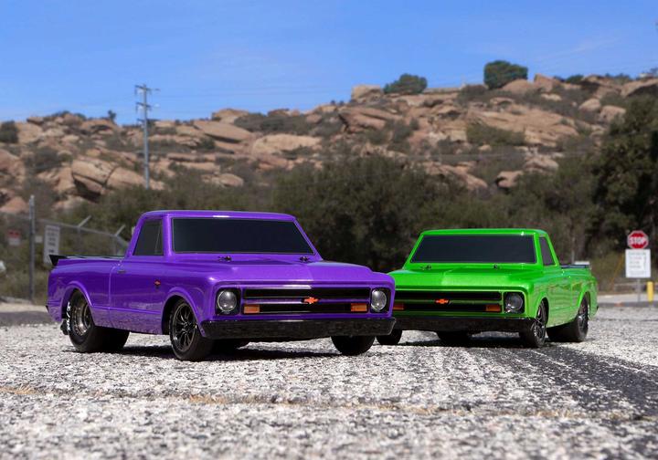 Produktbild Traxxas Drag Slash Elektro Brushless Drag-Racer 2WD 1:10 RTR purple (RTR Ready-to-Run)