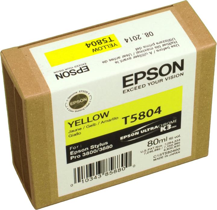 Image du produit Epson T5804 (Y)
