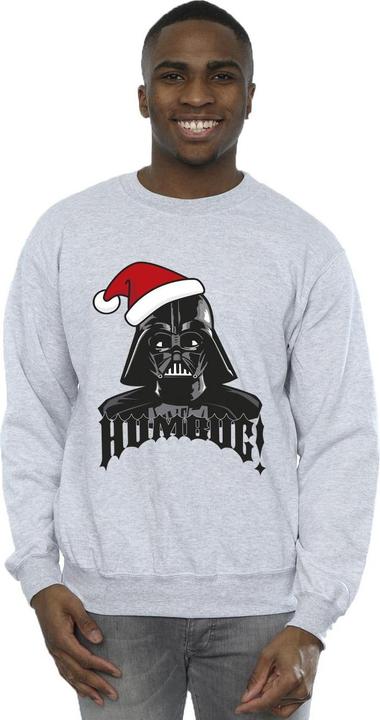Actual product image Star Wars Mens Episode IV: A New Hope Darth Vader Humbug Sweatshirt (M)