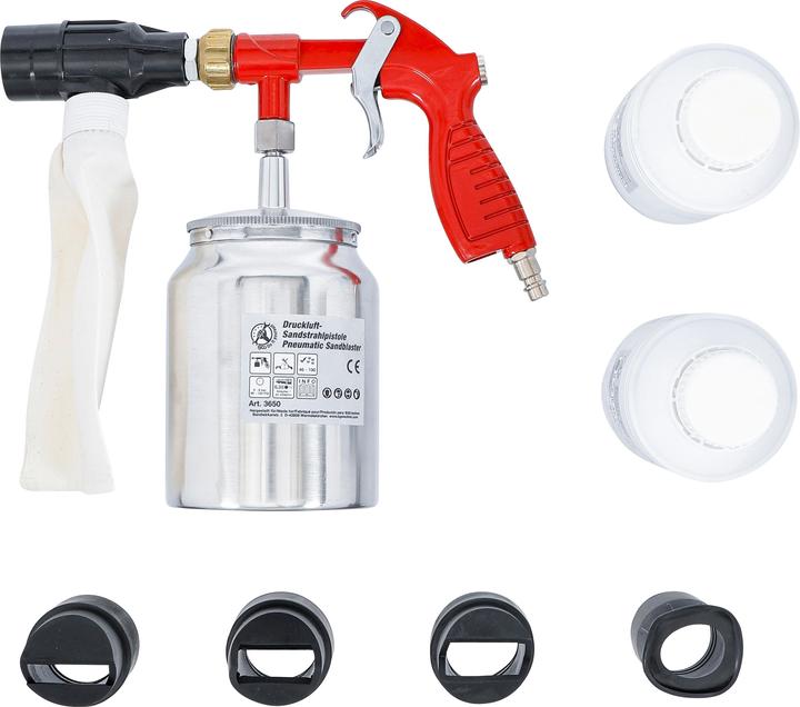 Actual product image BGS Compressed air sandblasting gun, incl. accessories