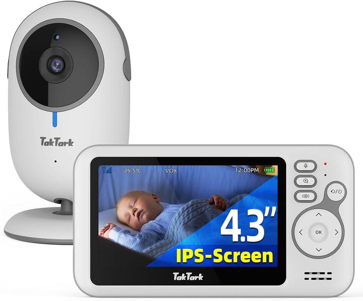 TakTark Babyphone mit Kamera (Babyphone mit Kamera, 260 m)