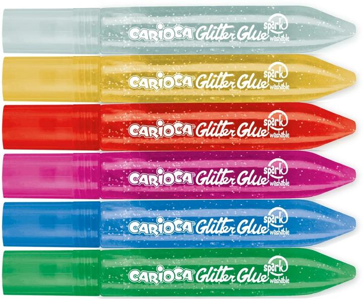 Image du produit Carioca Crayon à paillettes (Multicolore, 6 x)