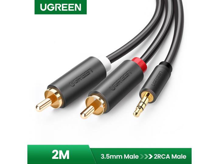 Immagine prodotto Ugreen Klinke da 3,5 mm - 2x Cinch (2 m, Connettore da 3,5 mm (AUX))